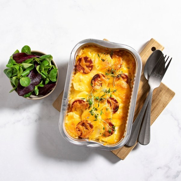 Fløtepoteter med chorizo