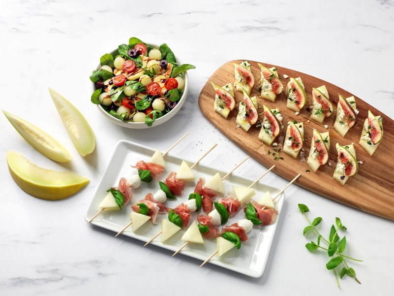 Tapas med Cevita-meloner