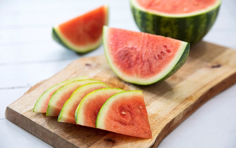 Slik griller du vannmelon