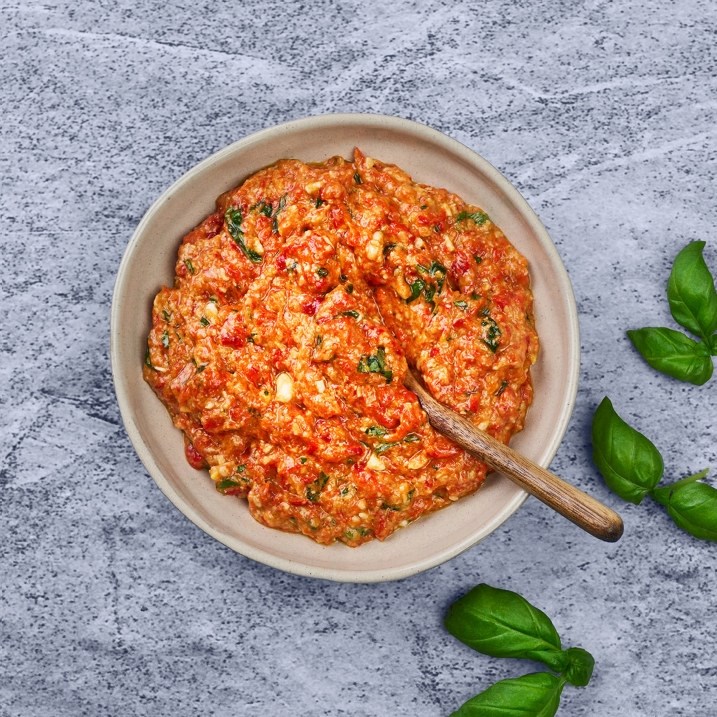 Bakt spisspaprikapesto
