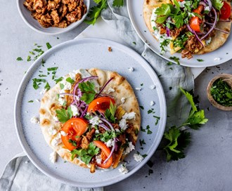 Gyros med VegMe Pulled