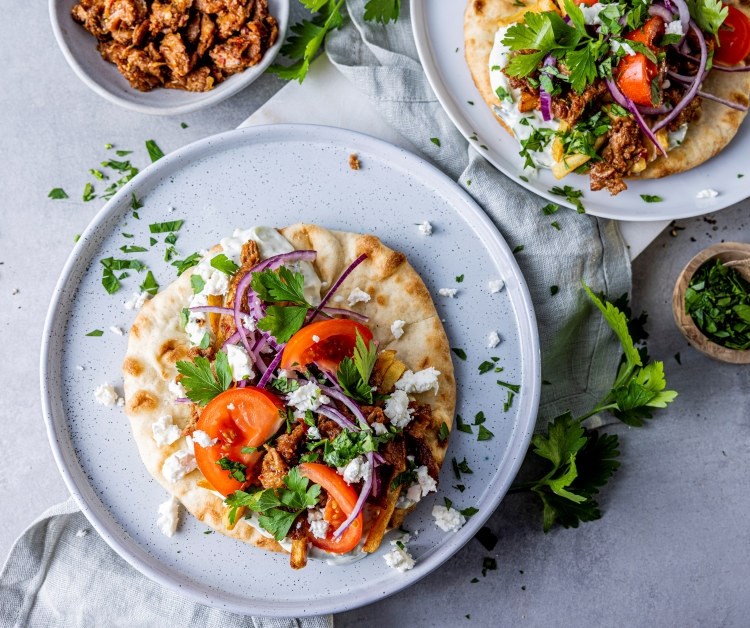 Gyros med VegMe Pulled