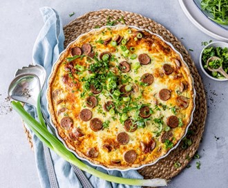 Pai med VegMe chorizopølser