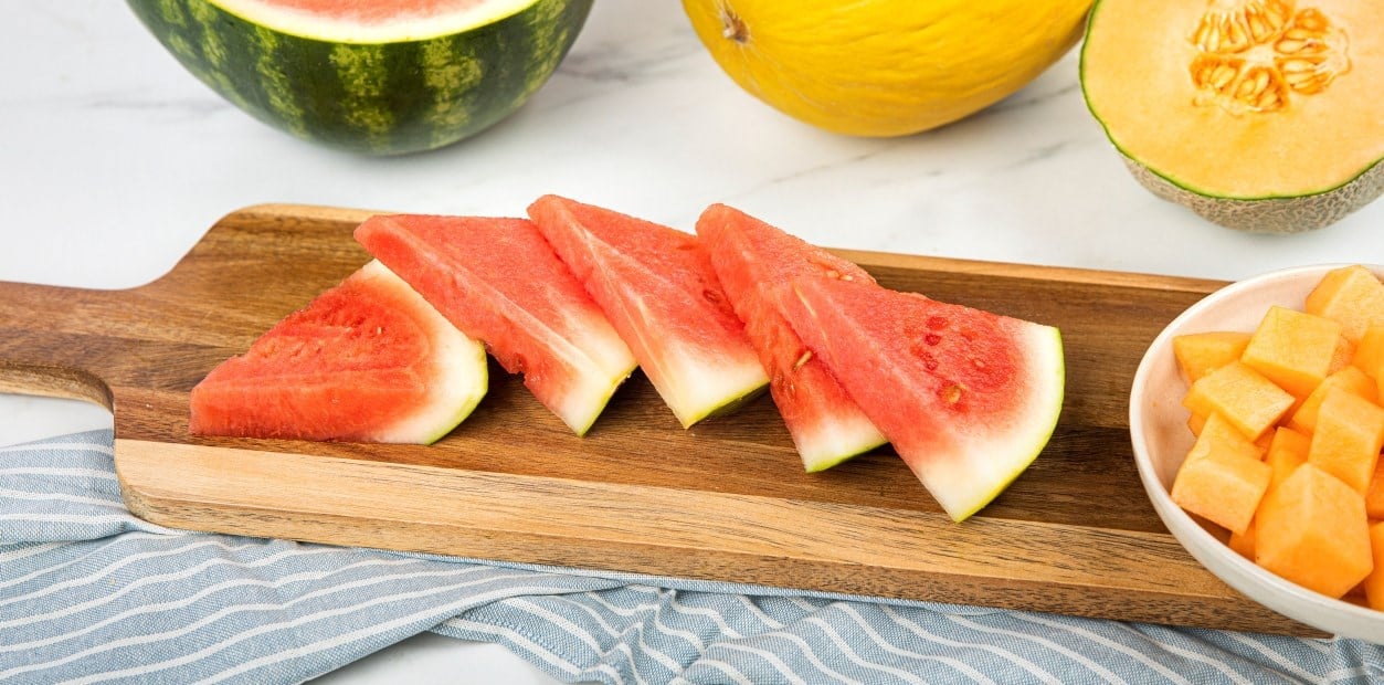 Slik deler og kutter du melon