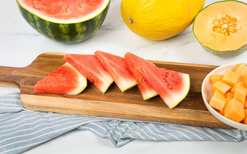 Slik deler og kutter du melon