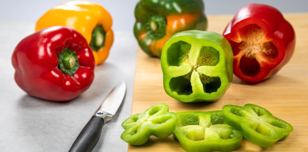 Slik tilbereder du paprika