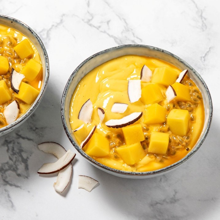 Mangosmoothie med pasjonsfrukt