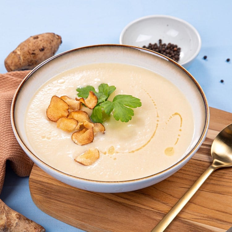 Kremet jordskokksuppe