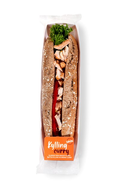 Kylling Curry Baguette