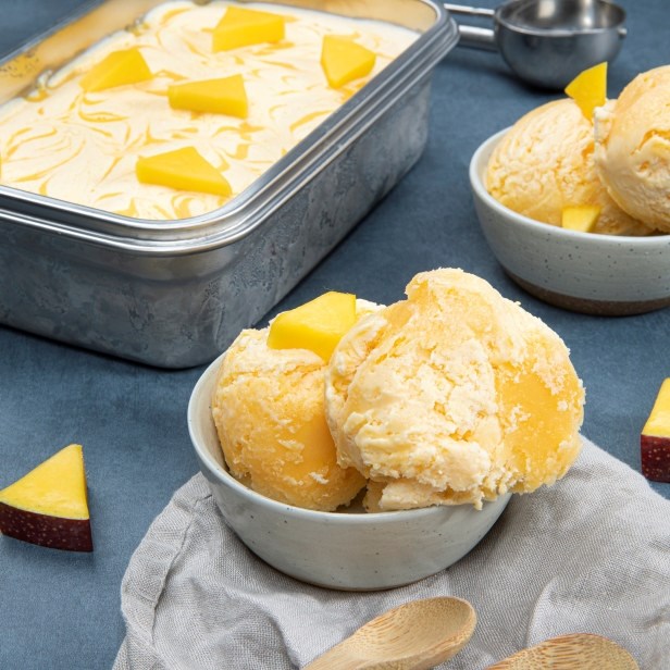 Iskrem med mango