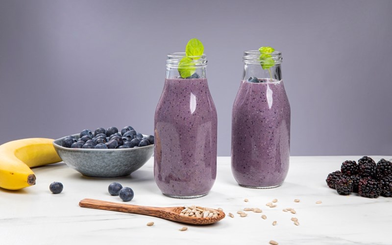 Vegansk ​proteinsmoothie