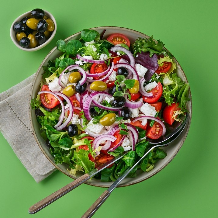 Gresk salat med Middelhavs Mix