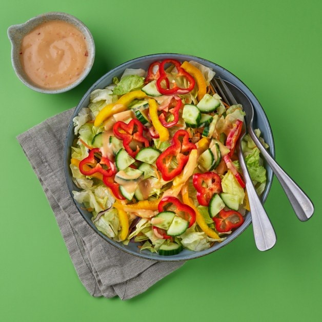 Grillsalat med Isberg Mix
