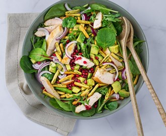 Kyllingsalat med Babyleaf Mix