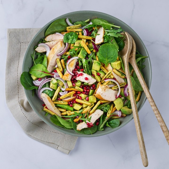 Kyllingsalat med Babyleaf Mix