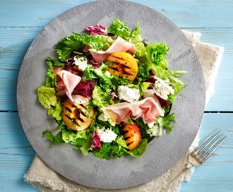 Skinkesalat med Romano Mix
