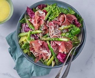 Skinkesalat med Romano Mix