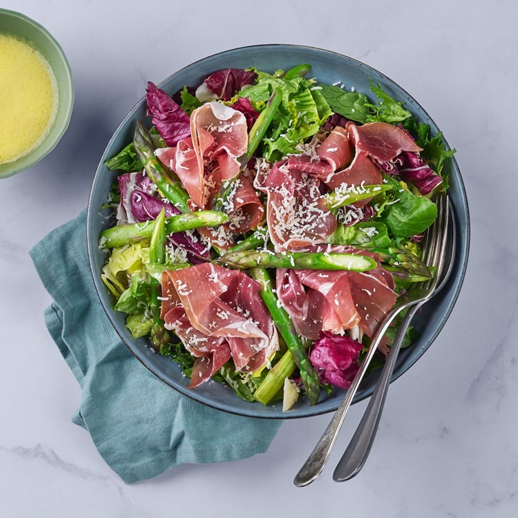Skinkesalat med Romano Mix