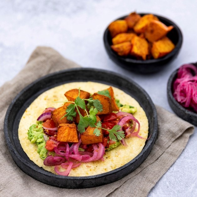 Bakt Hokkaido til taco