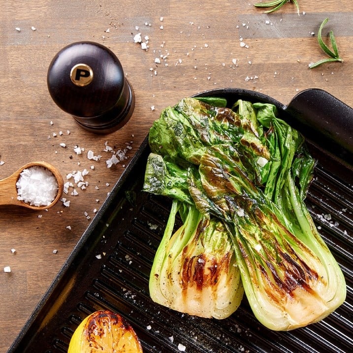 Grillet pak choy