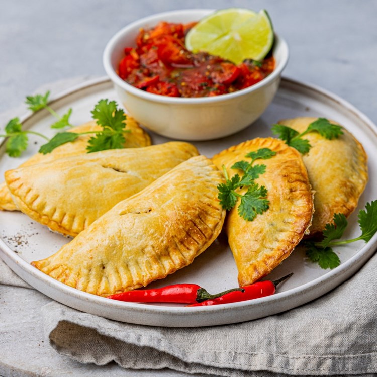 Empanadas med vegetarfyll