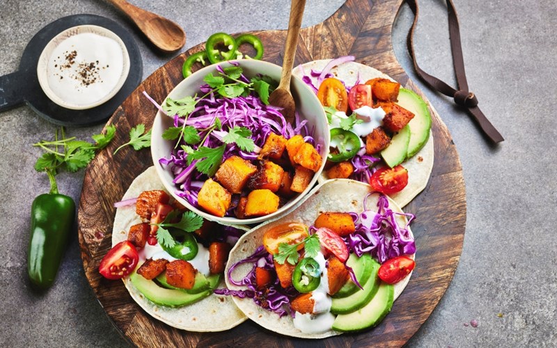 Prøv gresskartacoen hjemme