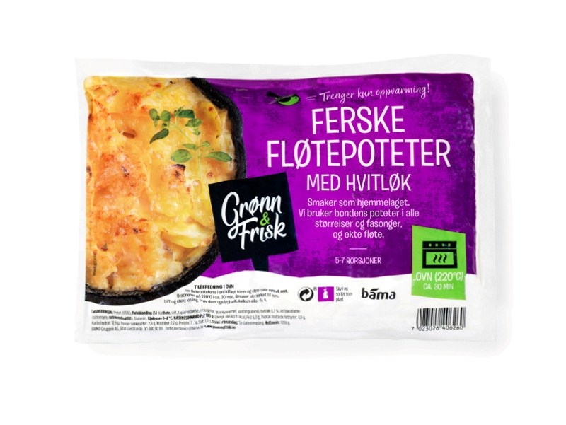 Ferske Fløtepoteter Med Hvitløk 1,2 kg