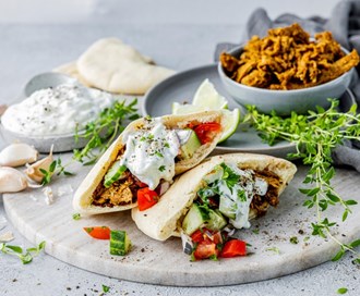 Vegetariske gyros 