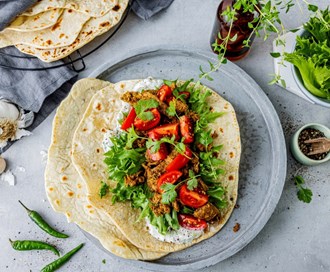 Vegetarisk kebabrull