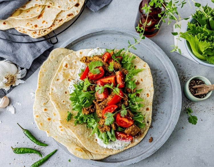 Vegetarisk kebabrull