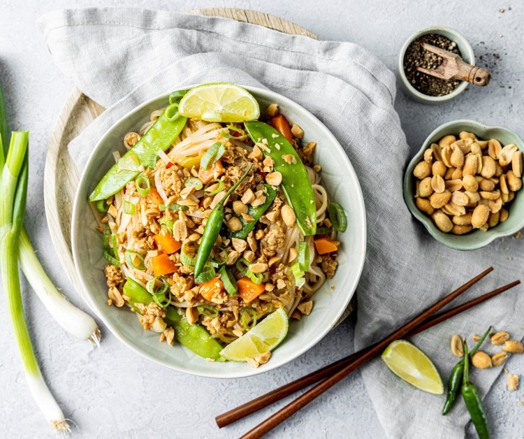 Pad Thai med vegetardeig