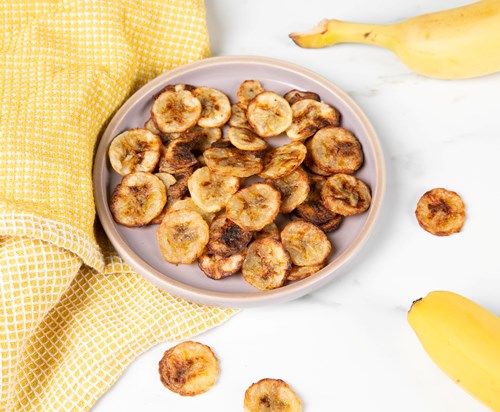 Airfryer bananchips