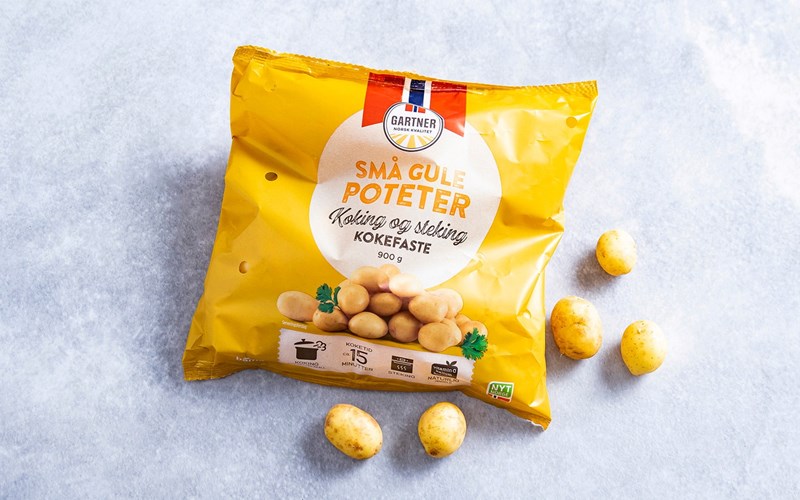 Sesong for små poteter