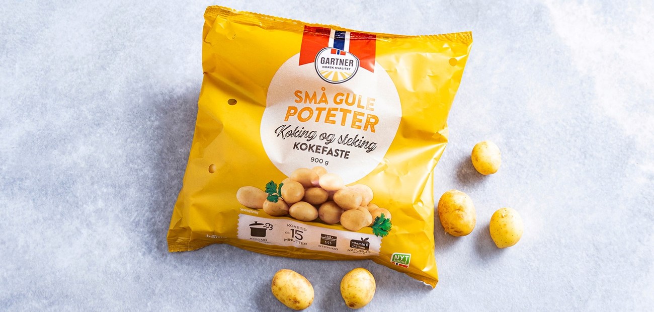 Sesong for små poteter