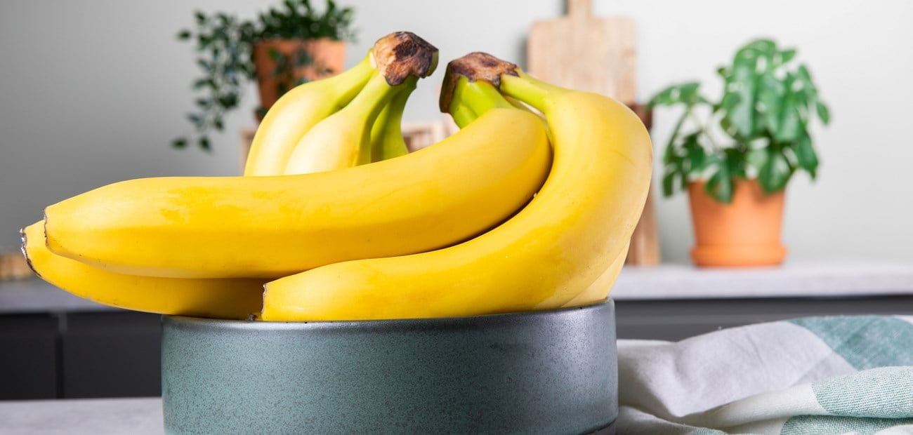 Bananen gir deg helsefordeler!