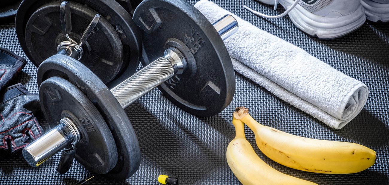 Banan er perfekt til trening!