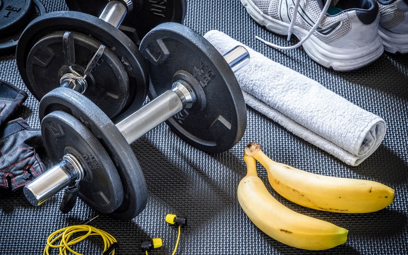 Banan er perfekt til trening!