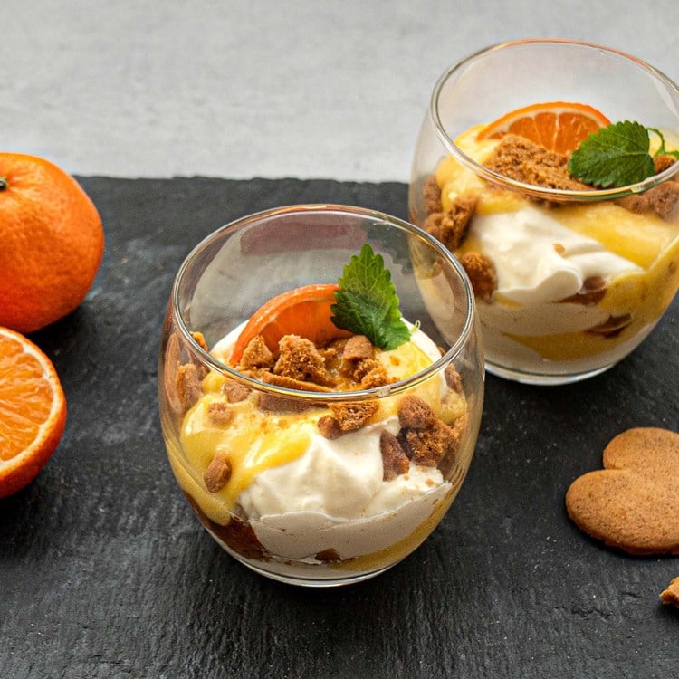 Ostekake med klementin curd (klementinkrem)