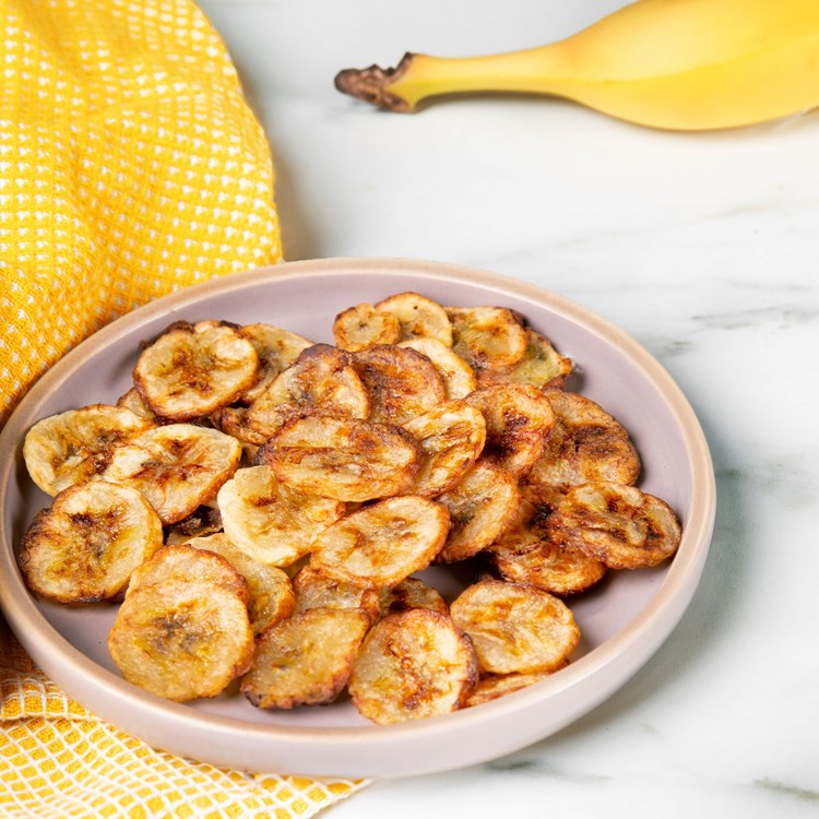 Airfryer bananchips