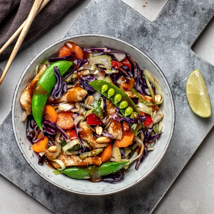 Digg og enkel thai-inspirert wok