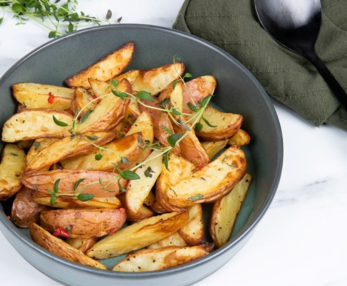 Potetbåter i airfryer