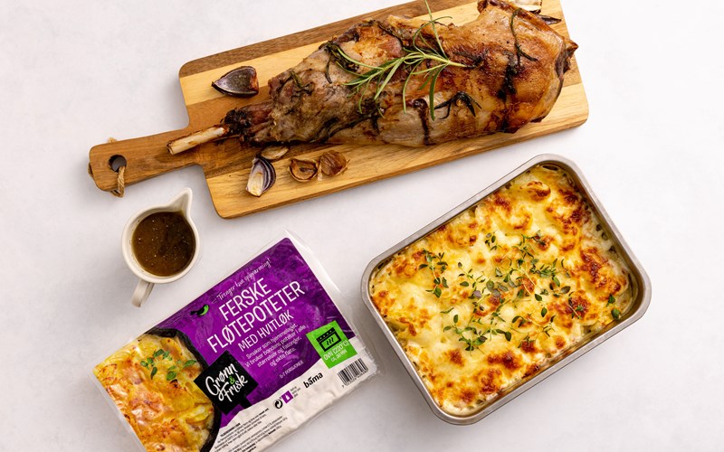 Fløtegratinerte poteter til påsken