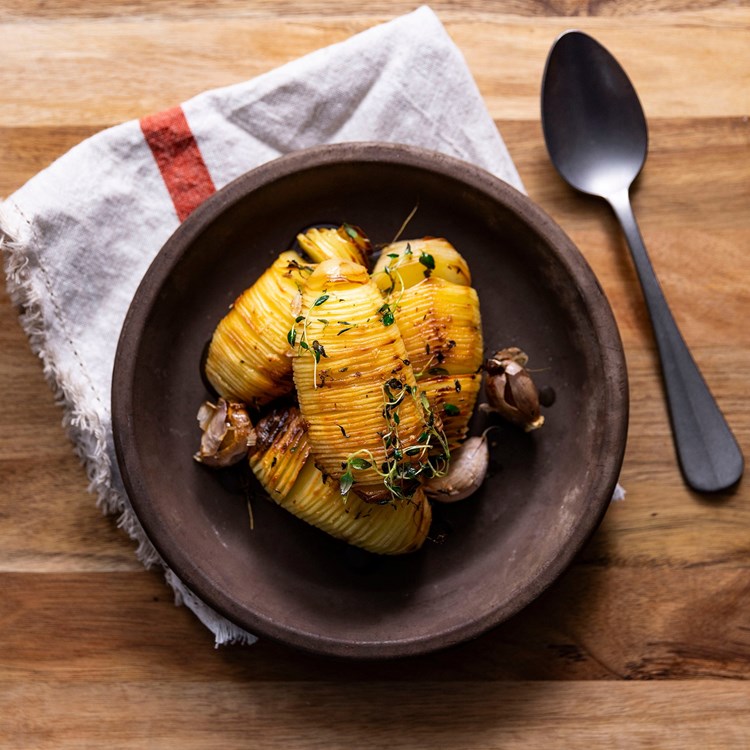 Hasselbackpoteter