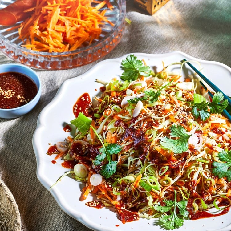Smakfull koreansk coleslaw