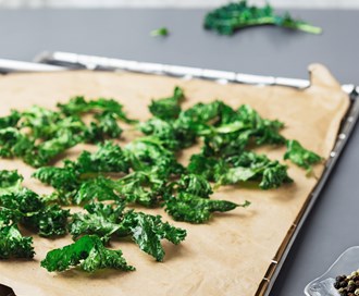 Grønnkålchips