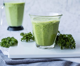 Frisk grønnkål-smoothie
