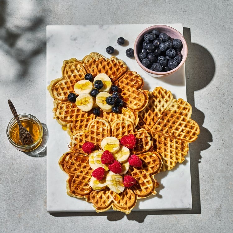 Proteinvafler med banan