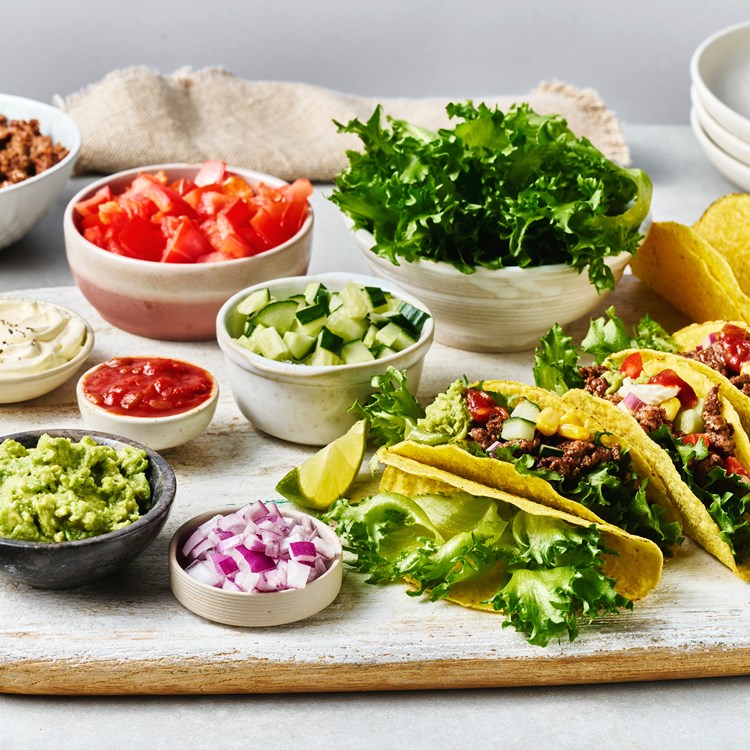 Taco med crispisalat