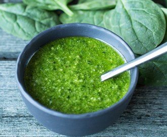 Spinatpesto