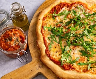 Pizza Margherita med San Marzano